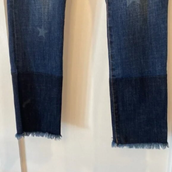 CABI star frayed hem slim straight boyfriend jeans - Picture 4 of 9